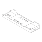 Double sided Horizontal Cable Manager 17